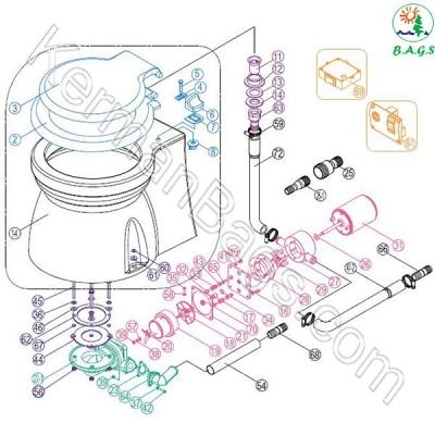 توالت فرنگی برقی تی ام سی مدل TMC-29923